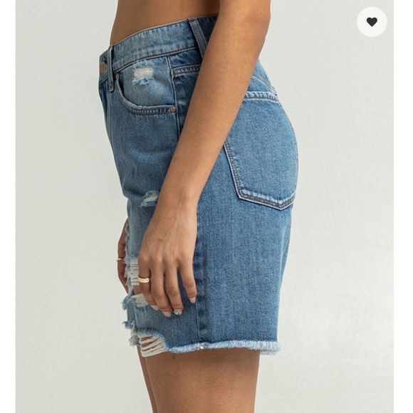 NWT RSQ Boyfriend Denim Shorts - Picture 5 of 7